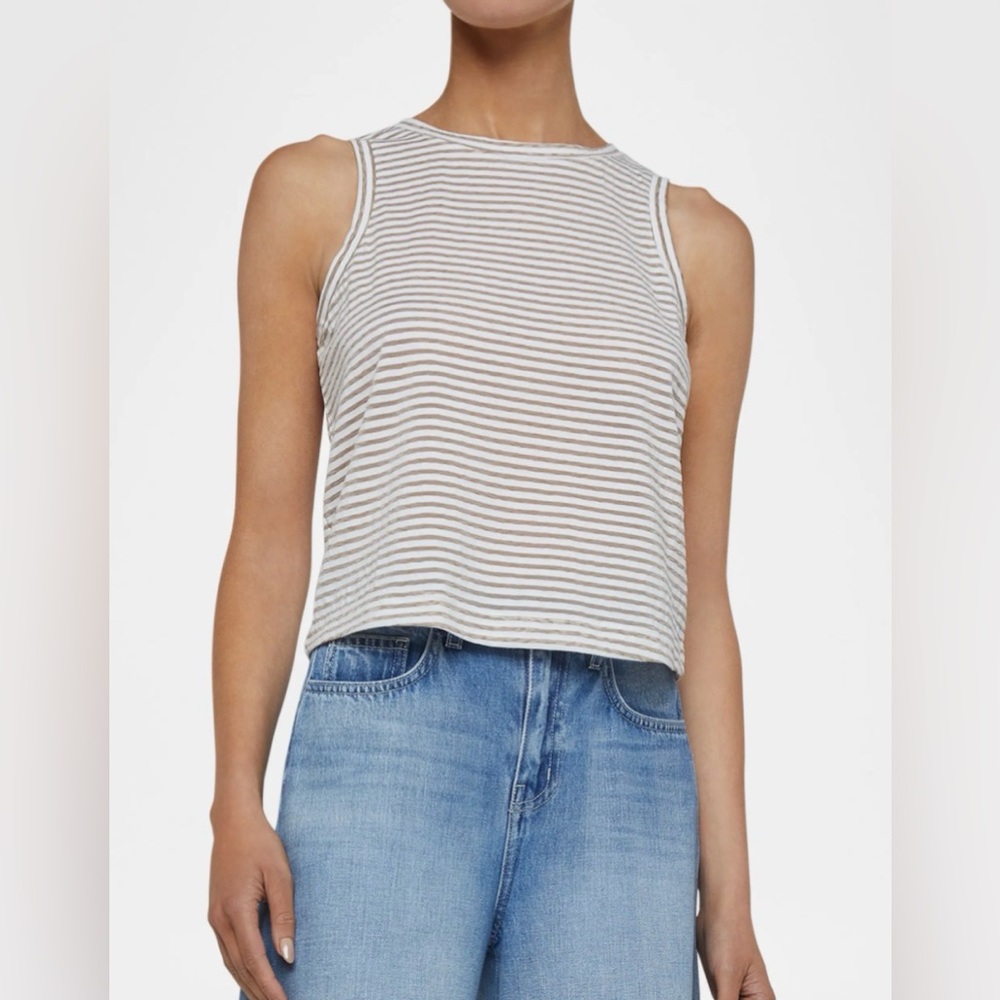 L’Agence Mikaela Stripe Tank Top
